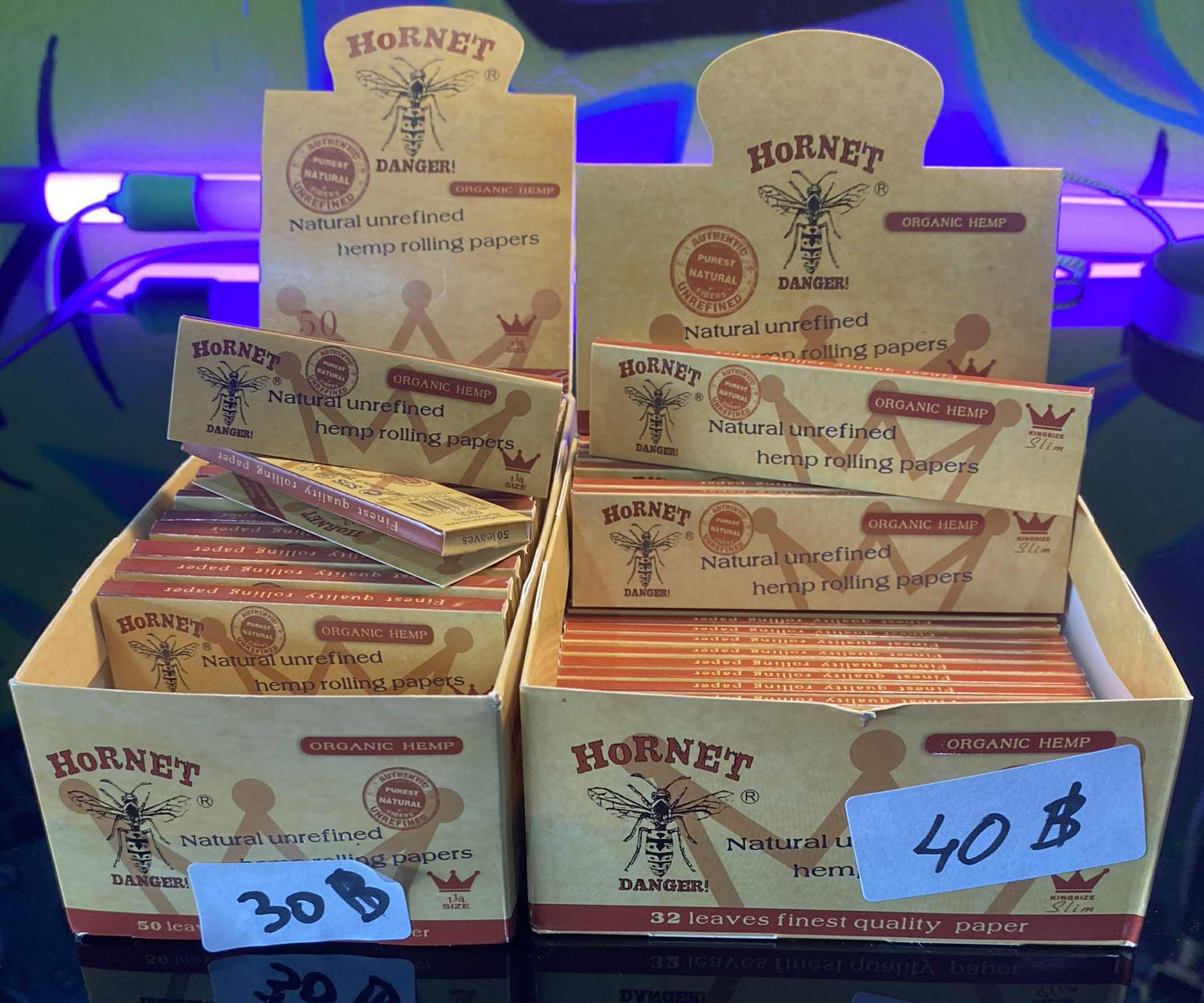 Hornet Rolling Papers Unbleached (short size)